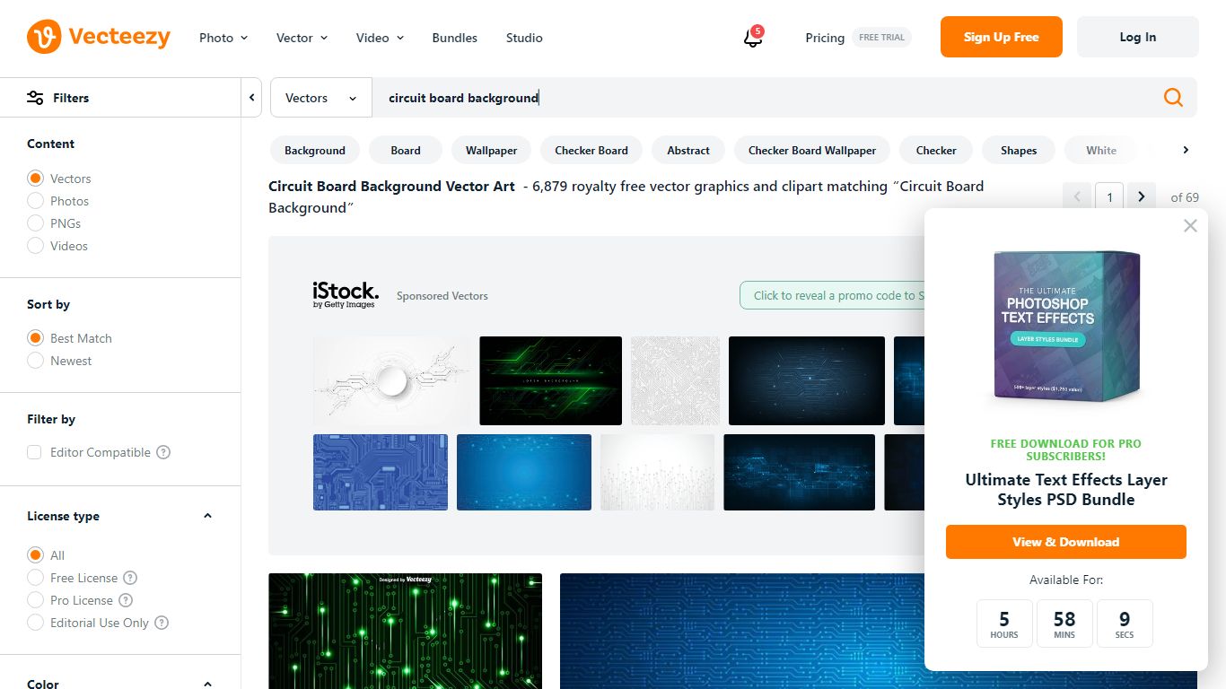 Circuit Board Background Vector Art - Vecteezy